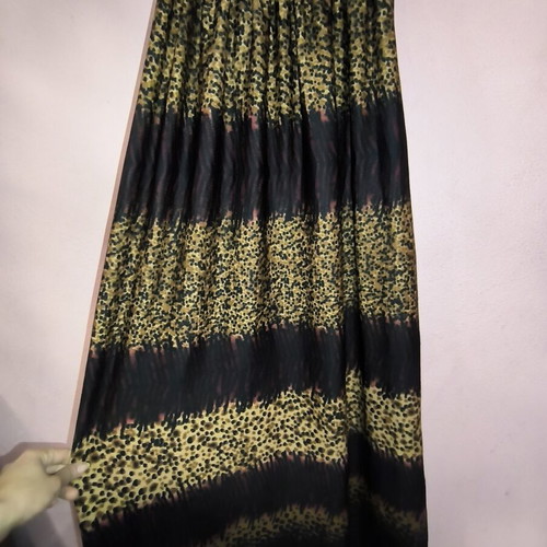 Maxi dress with leopard and abstract print like new