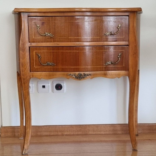 Console table used with two drawers