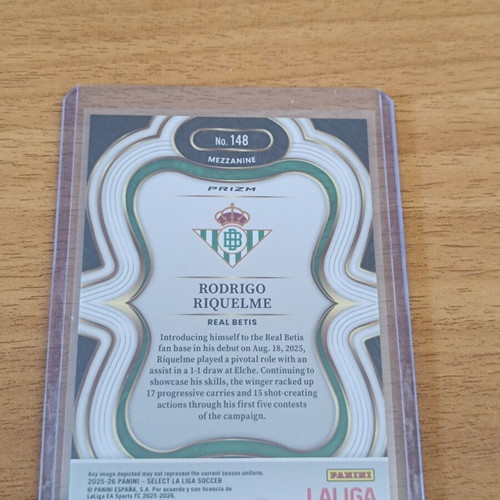 Rodrigo Riquelme Select Shock Parallel card new La Liga 25-26