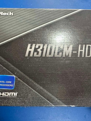 ASRock H310CM-HDV дънна платка нова, съвместима с Intel 8-мо и 9-то поколение