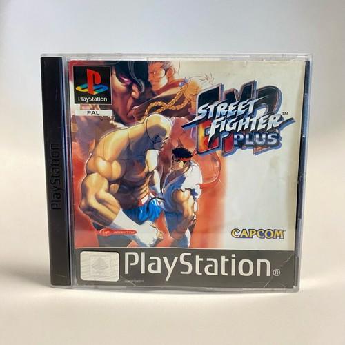 Street Fighter EX 2 Plus PlayStation PS1 game used, English, complete