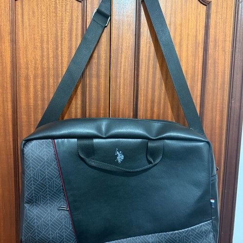 U.S. Polo Assn. Black Business Laptop Bag New with Tag