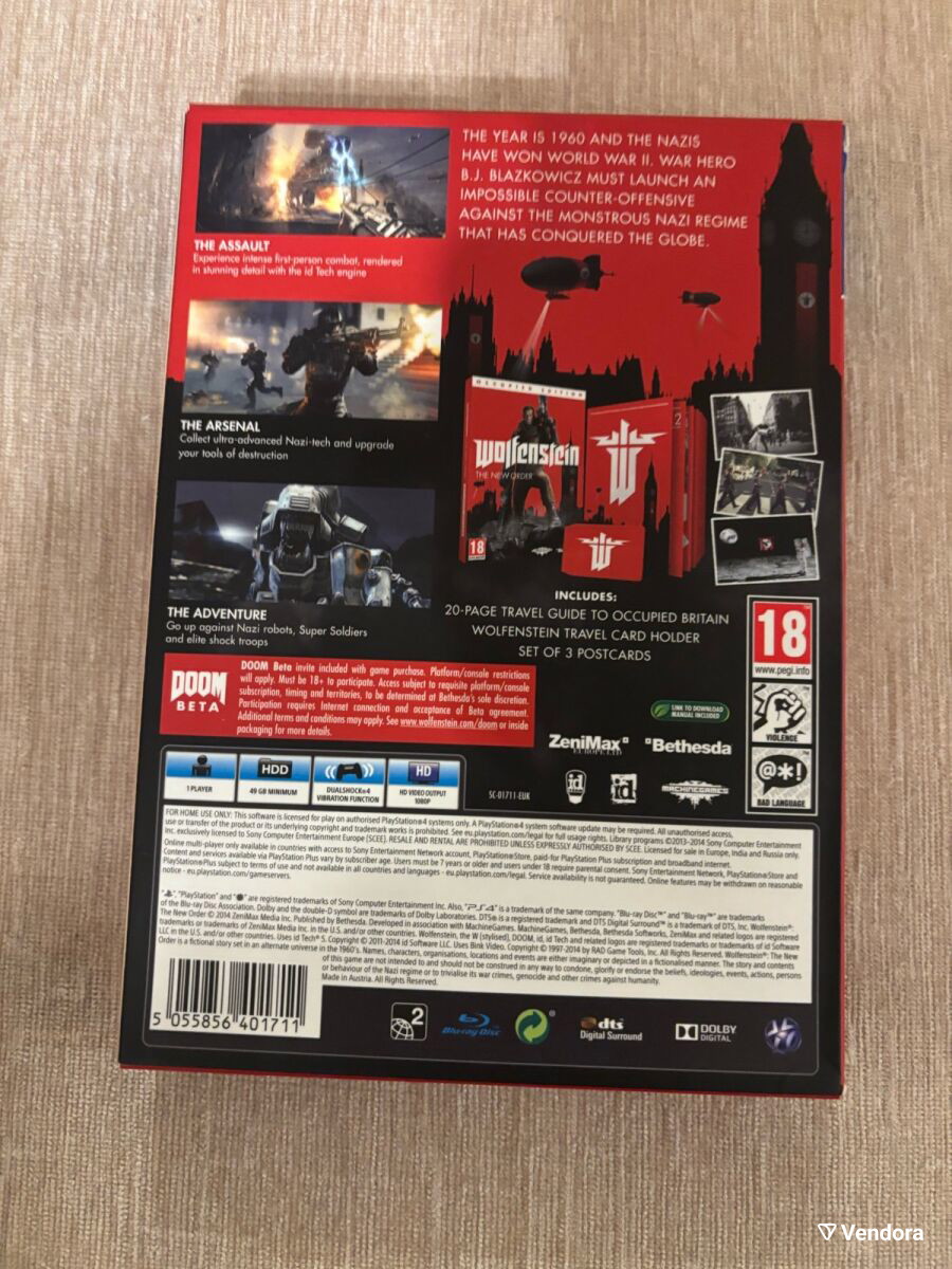 Wolfenstein : The New Order - Occupied Edition - PS4 - Jeu
