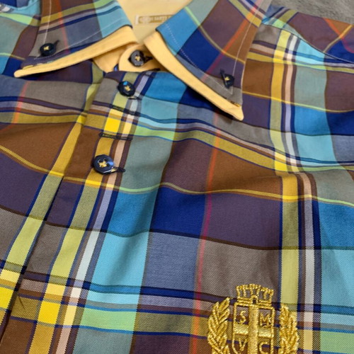 I Sarti di Milano multicolor cotton shirt XXL