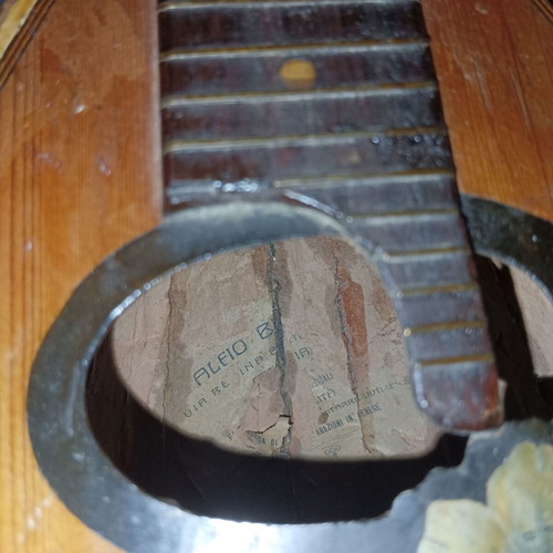 Vintage Mandolin Alfio B. Reina Acireale Neapolitan Italy 1900 used