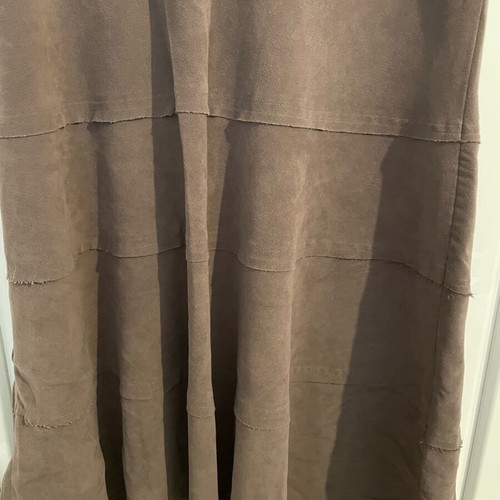 Atmosphere vintage faux suede flared midi skirt used UK 16 EU 44