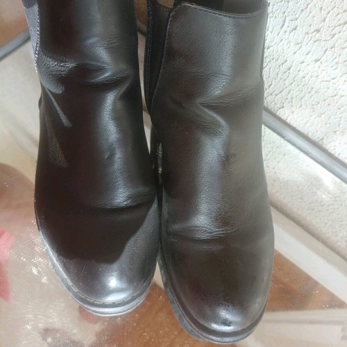 Black ankle boots size 40 like new