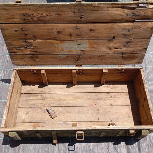 Cold War Military Wooden Box used with Soviet markings
