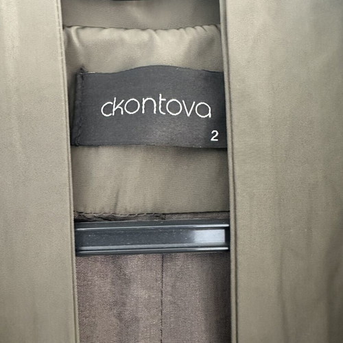 Ckontova Trench Coat Like New Khaki Size 2