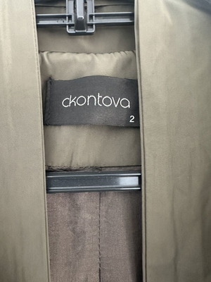 Ckontova Trench Coat Like New Khaki Size 2