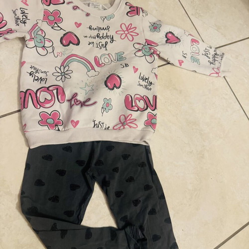 Girls' clothing set for 2 years old