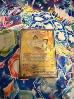 Pokemon TCG Meowth Full Art καινούργιο