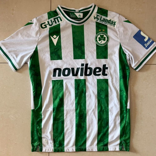 Omonia Nicosia Amine Khammas 2024/2025 Home Kit Signed Match Worn Jersey