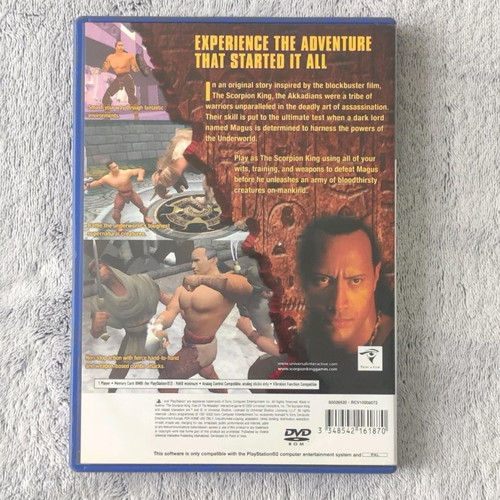 The Scorpion King Rise of the Akkadian PlayStation 2 used