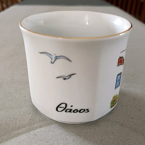 Thasos Crown Regent porcelain cup new with saucer