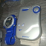 Paxos Vintage Set (1989) 'Apithana Dora' camera, radio, watch