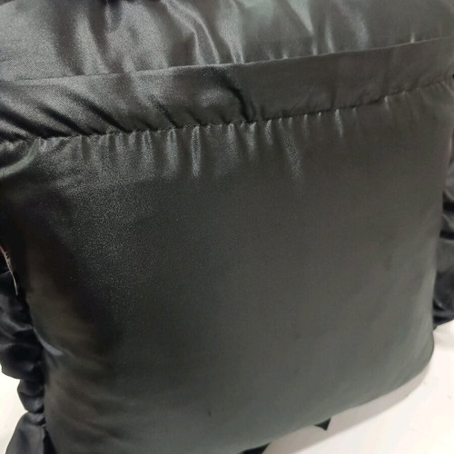 Coronet Tsins Sofa Pillow new, 37x37 cm, black with zipper