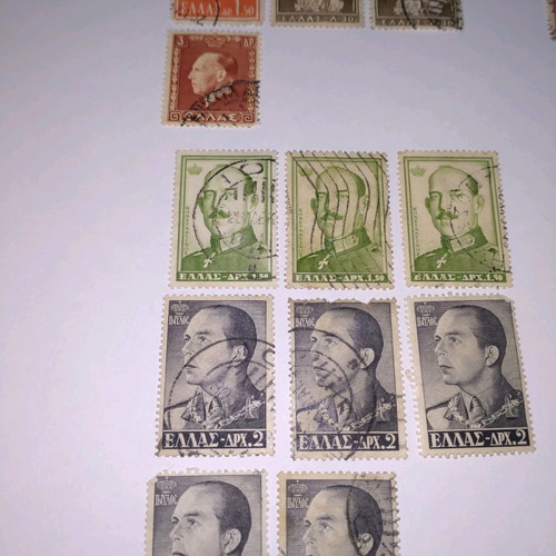 Stamp collection used, thematic