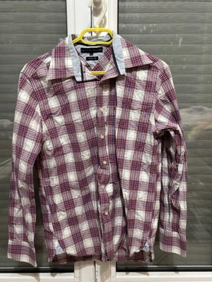 Ανδρικό καρό πουκάμισο Tommy Hilfiger Medium σαν καινούργιο
