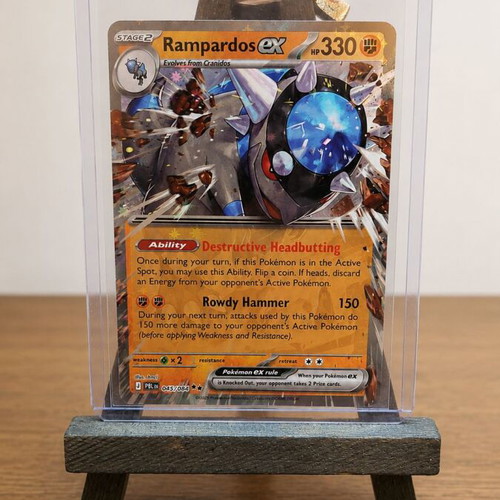 Rampardos ex Pokémon TCG Mega Evolution Pitch Black card like new