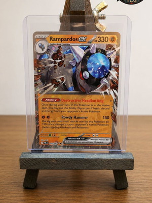 Rampardos ex Pokémon TCG Mega Evolution Pitch Black card like new