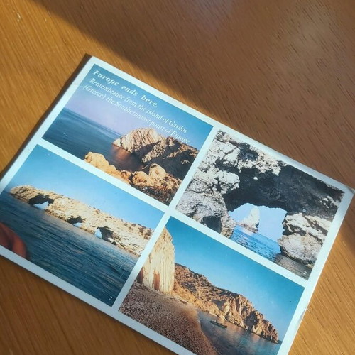 Gavdos vintage card postal new with images