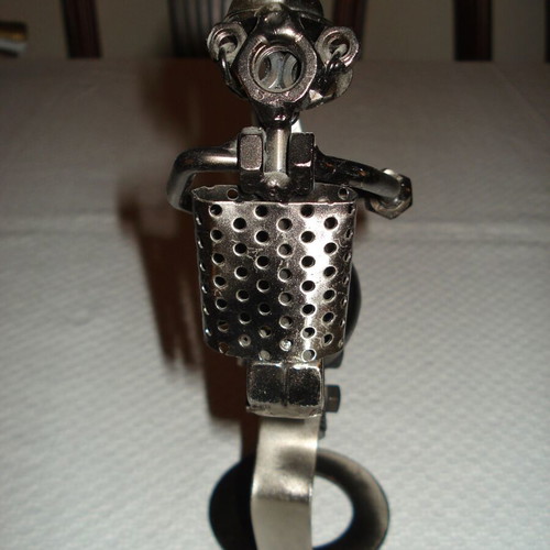 Metal decorative item used