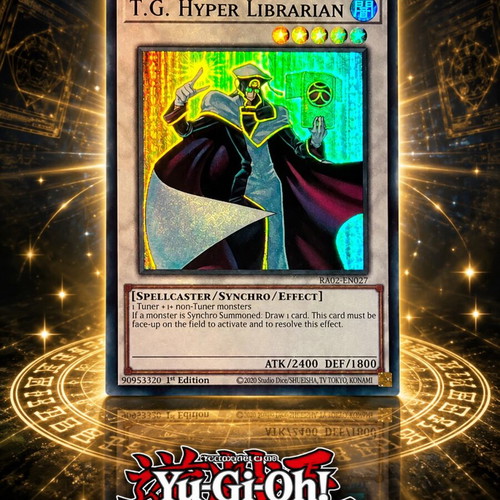 Yu-Gi-Oh! T.G. Hyper Librarian card