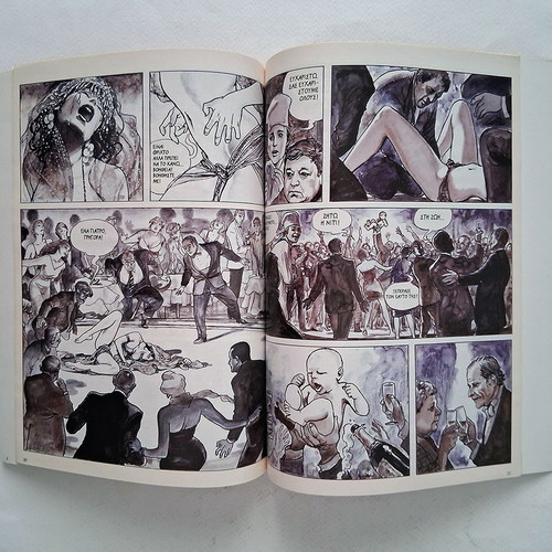 Manara-Fellini The Journey of Tz. Mastorna comic book