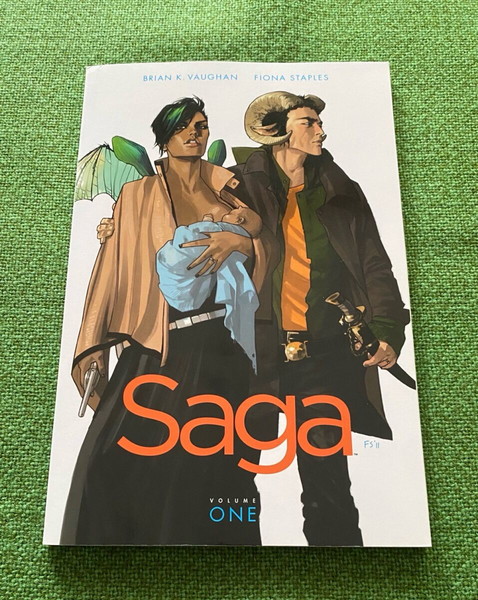 Saga Vol. 1 by Brian K. Vaughan (2012, Image)