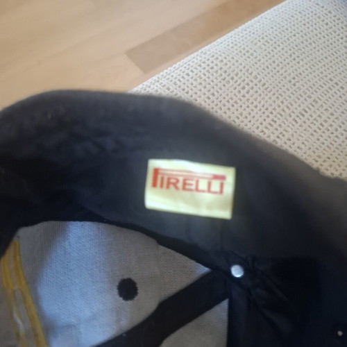 Pirelli Racing Driver Cap Large, like new, black and yellow