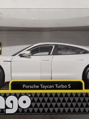Αυτοκινητάκι Burago Porsche Taycan Turbo S καινούργιο, κλίμακα 1:24