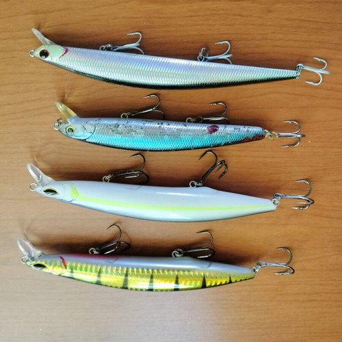 Artificial lures used with various models