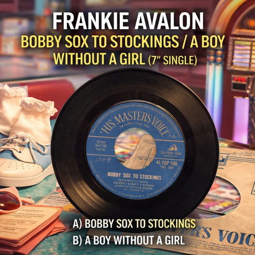 Frankie Avalon Bobby Sox To Stockings / A Boy Without A Girl 7" Single used