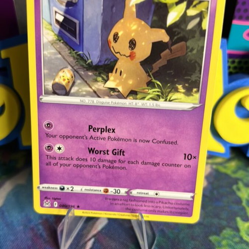 Mimikyu LOR Pokemon card