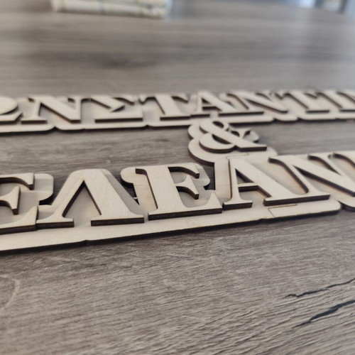 Wooden Letters and Laser Cut Elements for Crafts new