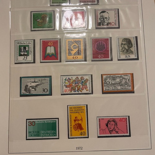 German stamps 1971-1980 like new