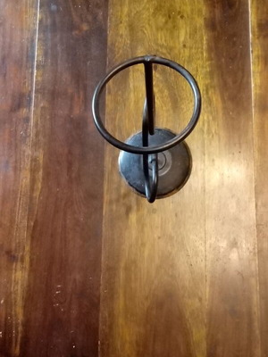 Vintage metal decorative stand used