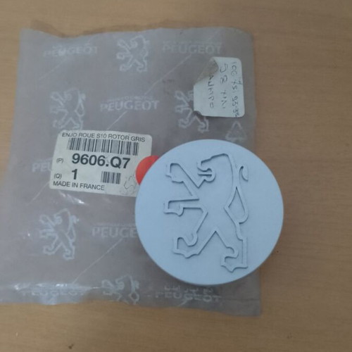 Peugeot Centre Cap Silver Genuine 9606.Q7 for 106 Xsi Gti Rallye 306 S16