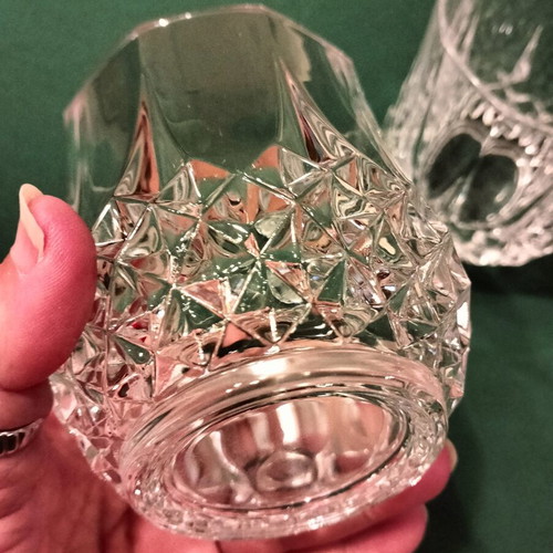 Longchamp crystal whiskey glasses, set of 2