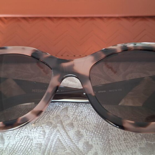 Missoni women's sunglasses, brown pink tortoiseshell