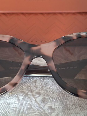 Missoni women's sunglasses, brown pink tortoiseshell