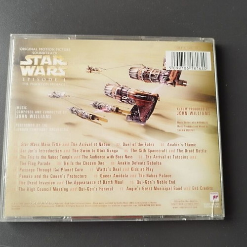 Star Wars Episode 1 The Phantom Menace CD used