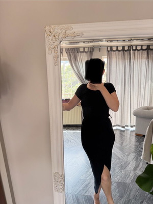 Black midi dress Hyper one size used