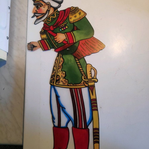Shadow theater figure Pasha professional plastic new, height 62 cm