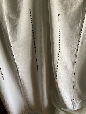Handmade cut curtain used 190x140