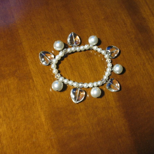 Oriental anklet for belly dance new, silver