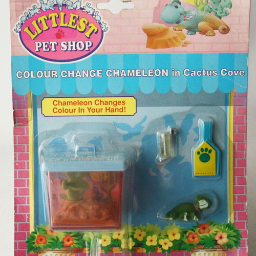 Littlest Petshop Colour Change Chameleon Cactus Cove Kenner new, sealed