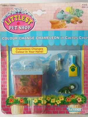 Littlest Petshop Colour Change Chameleon Cactus Cove Kenner new, sealed