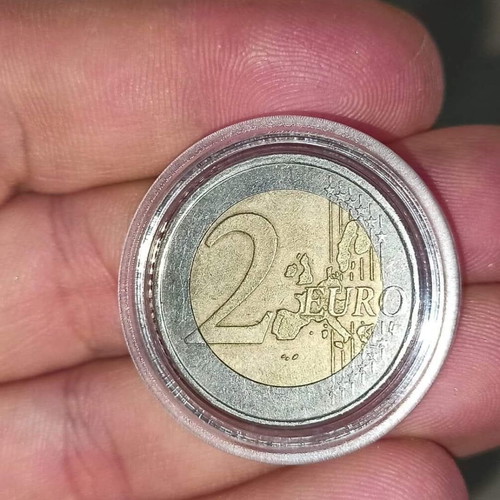 Capsules for 2 Euro 27 mm pack of 100 new